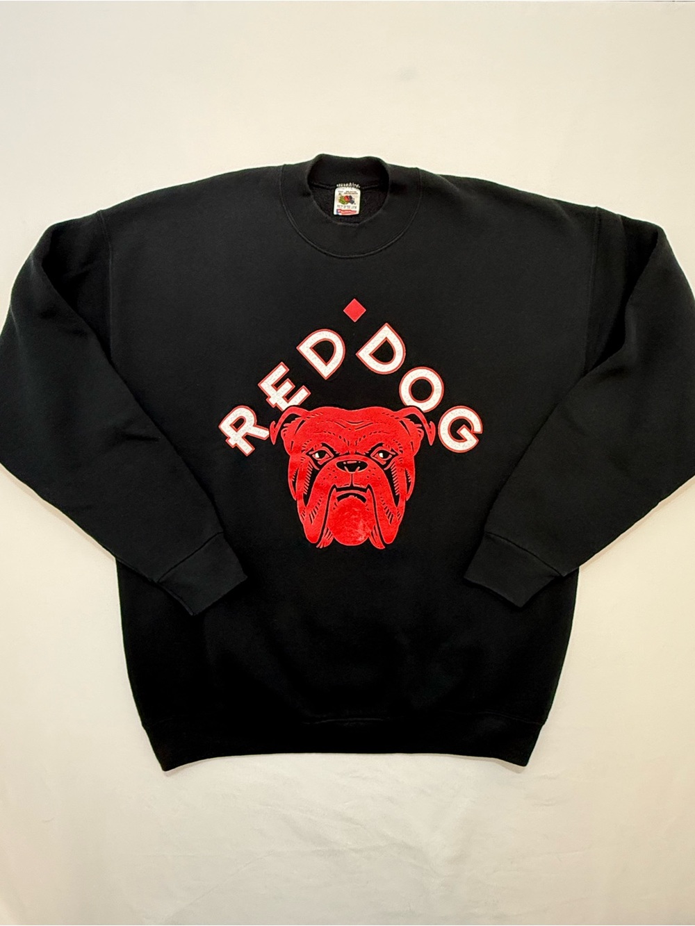 Vintage 90s Red Dog Beer Sweatshirt Black Men’s XL USA Made Bulldog
